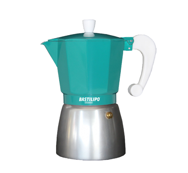 Coffee maker - Emerald colori for 3,6,9 or 12 cups
